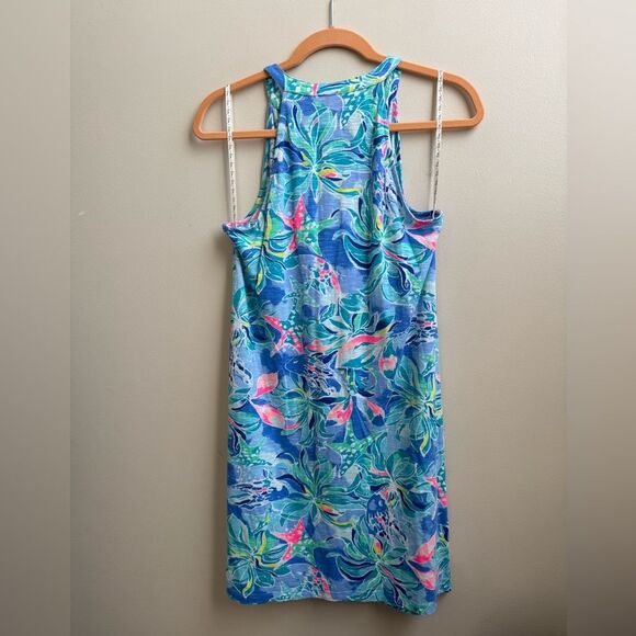 Lilly Pulitzer Shay Ruffle Tank Top Summer Dress Size Small - Picture 2 of 6